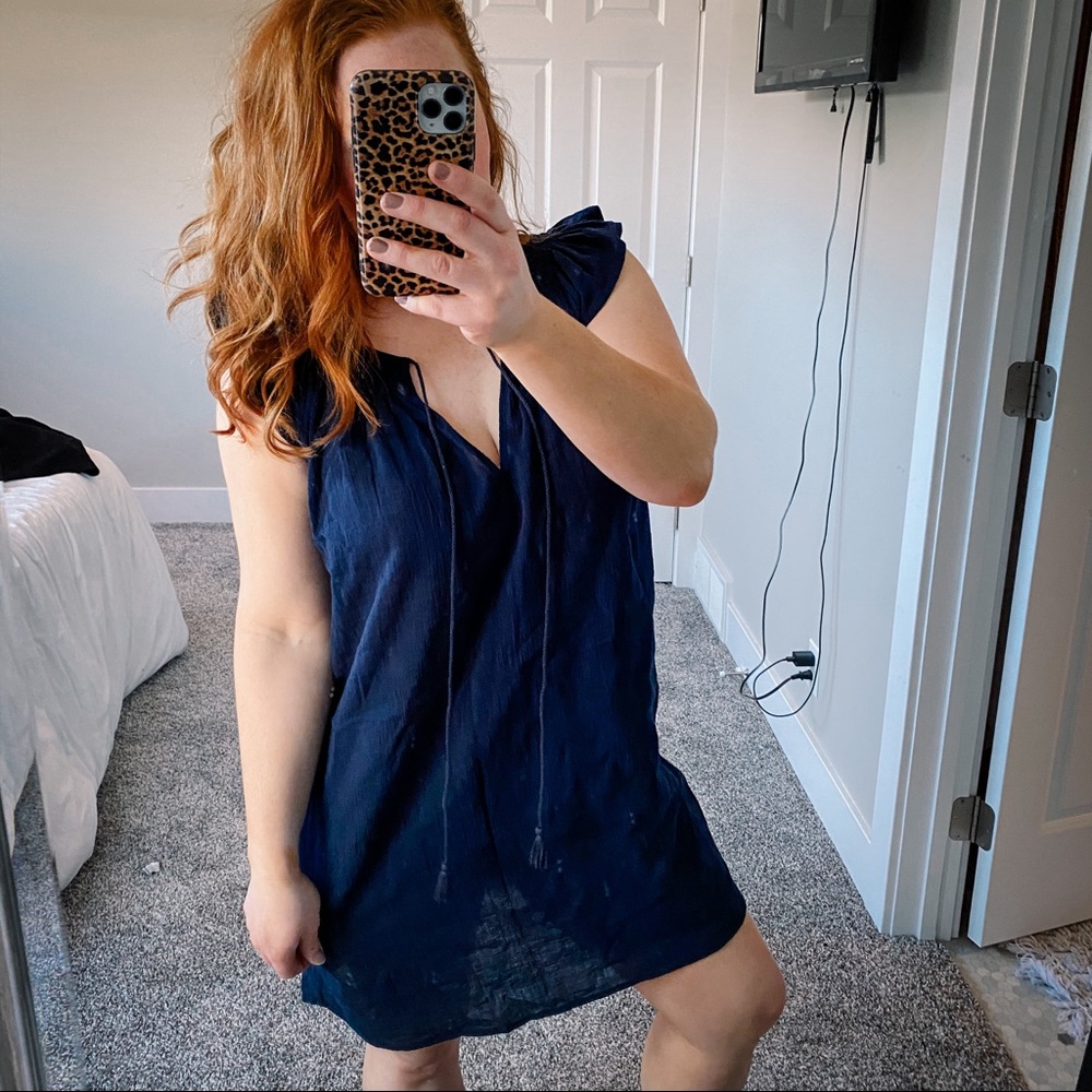 Lightweight Navy J. Crew Dress